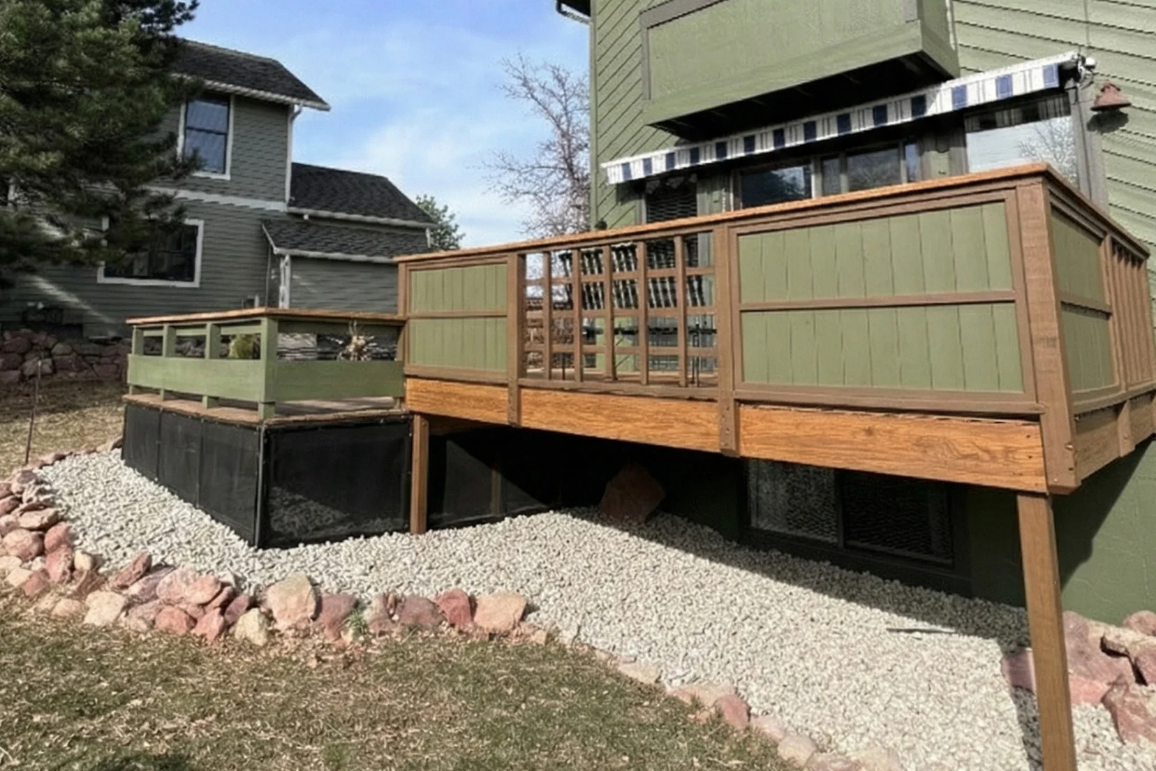 Defensible space landscaping