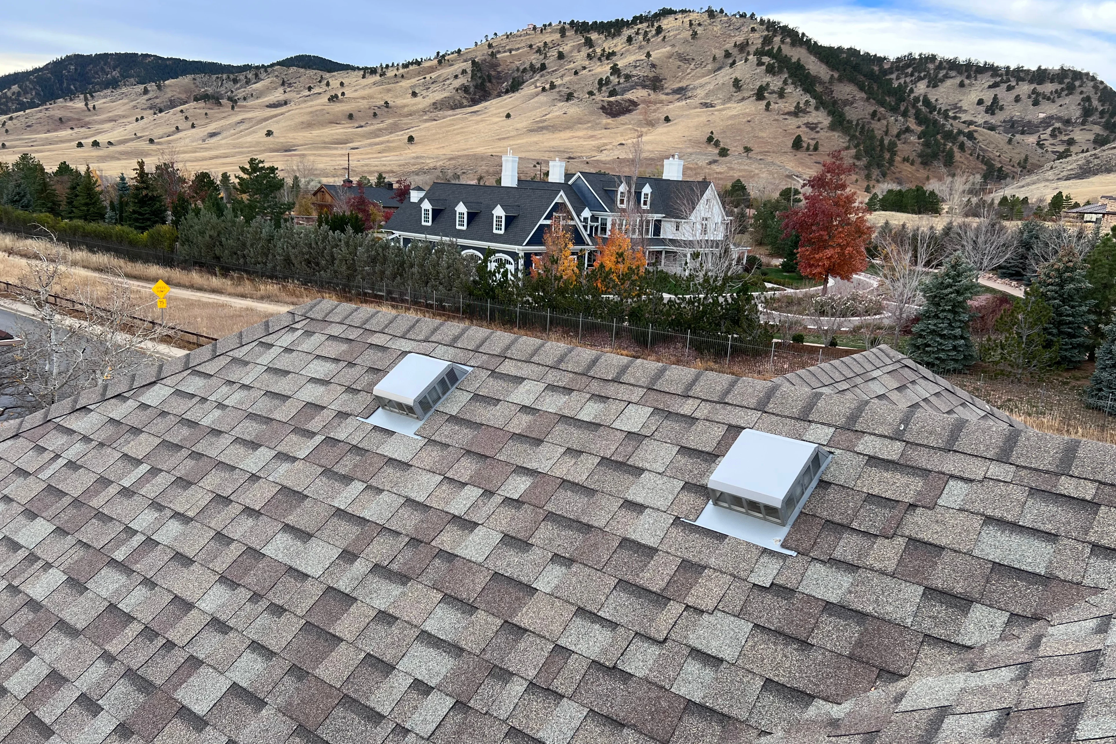 Ember resistant vent retrofit